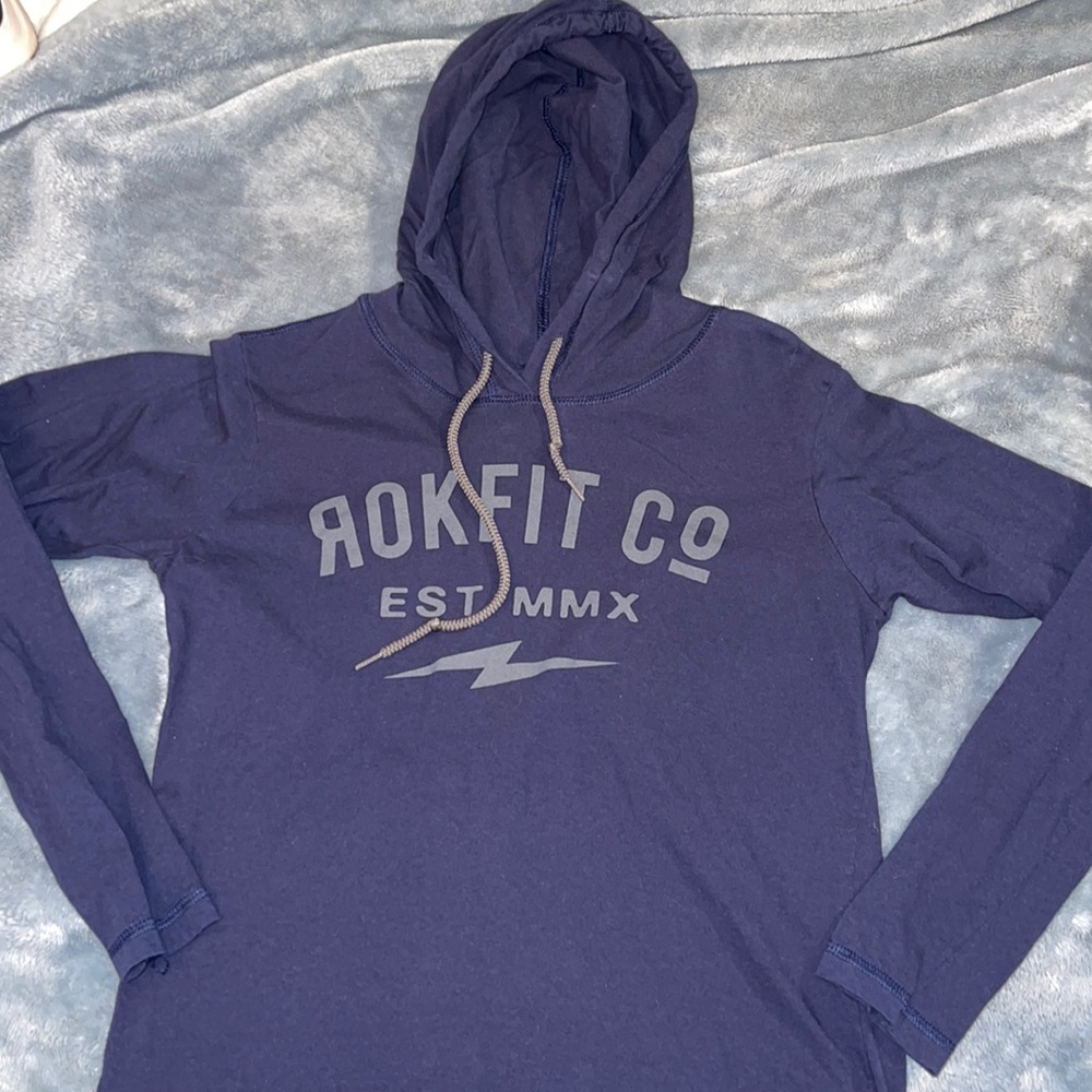 Women’s size Medium RokFit hooded t-shirt